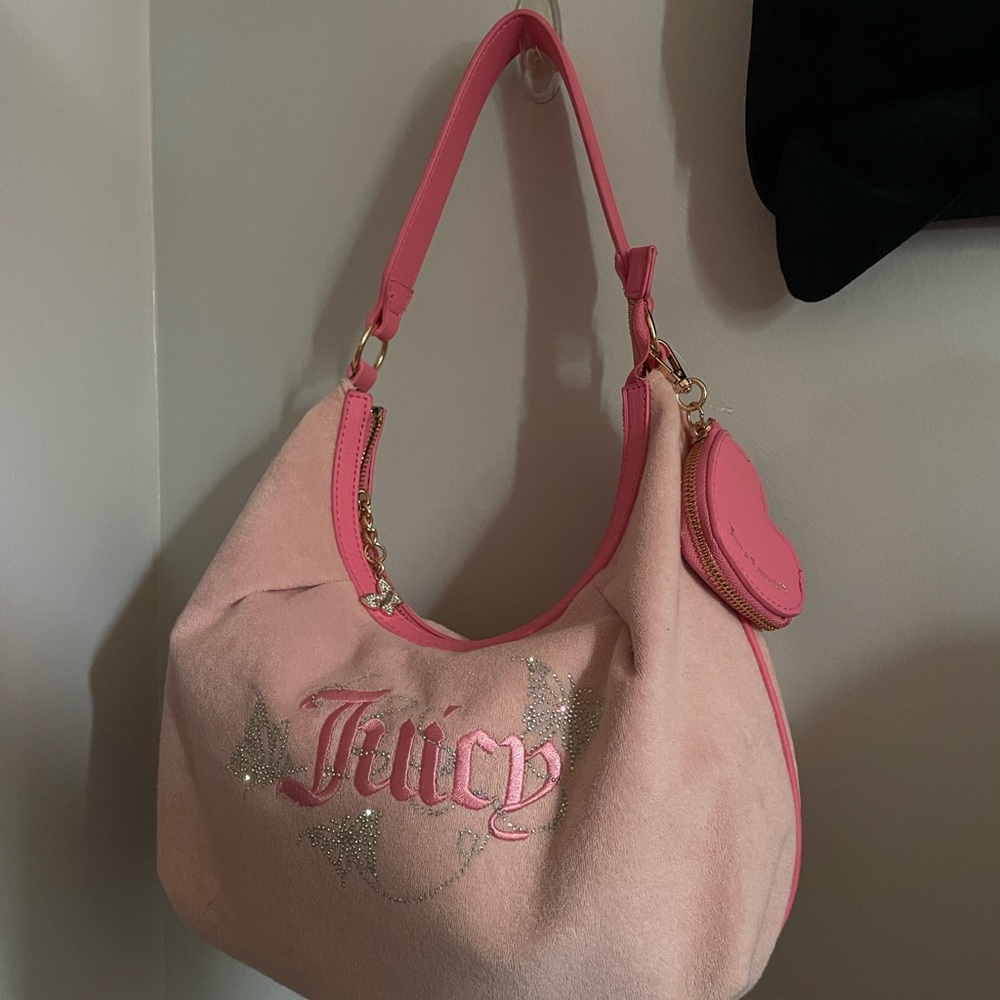 Juicy Couture pink hobo bag